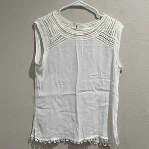 Cream top, Meadow Rue from Anthropologie